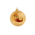 Cornucopia Enamel and 14K Gold Charm