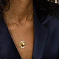Cornucopia Enamel and 14K Gold Charm