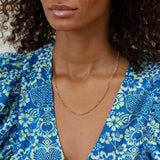 Ornate Link 14K Gold 20" Chain Necklace