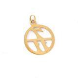 "7/11" 14K Gold Charm