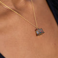 Aquarium 14k Gold 3-Dimensional Charm