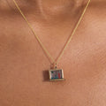Aquarium 14k Gold 3-Dimensional Charm