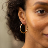 Large 10K Hoop Earrings