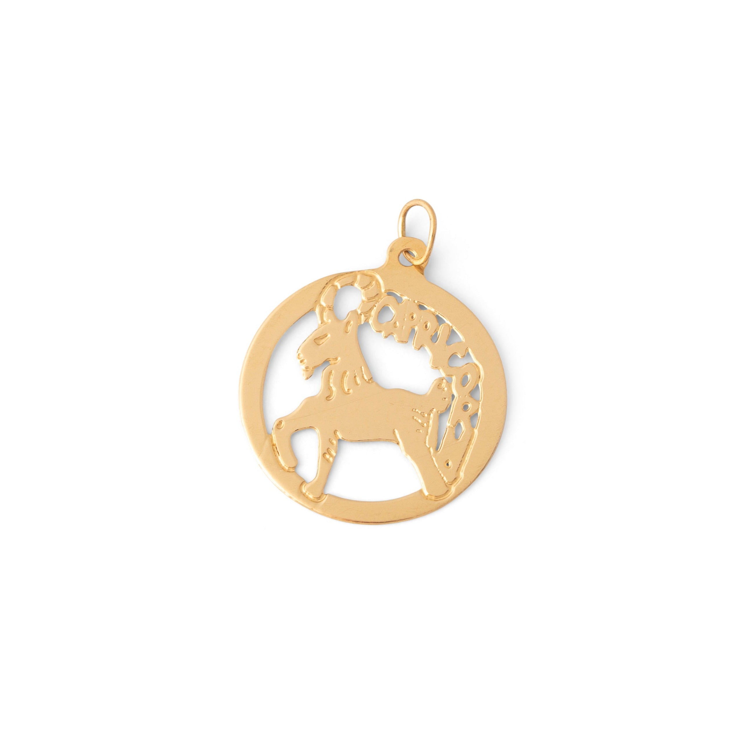 Capricorn 14k Gold Zodiac Charm
