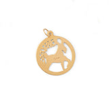 Capricorn 14k Gold Zodiac Charm