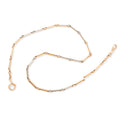 Platinum and 14K Rose Gold Choker 14