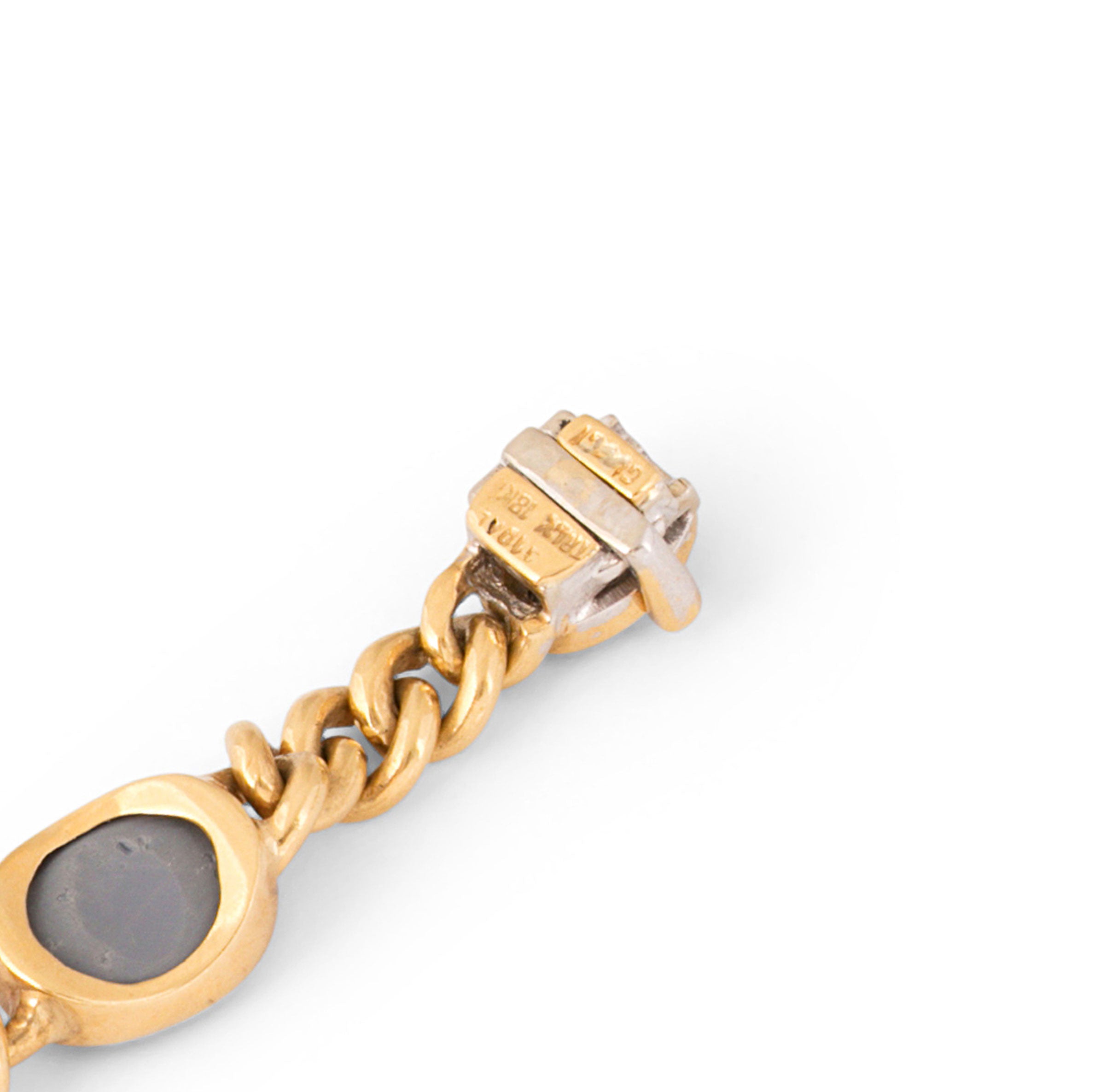 Gucci Black Opal and Diamond 18k Gold Bracelet