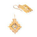 Victorian Etruscan Revival 14k Gold Drop Earrings