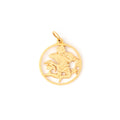 Aquarius 14k Gold Zodiac Charm