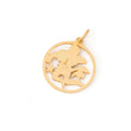 Aquarius 14k Gold Zodiac Charm