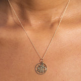 Aquarius 14k Gold Zodiac Charm