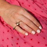 Heart 14k Gold Charm Ring