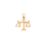 Libra 14K Gold Zodiac Charm