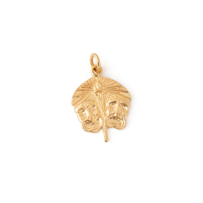 Comedy And Tragedy 14K Gold Charm