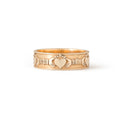 Irish Claddagh 14k Gold Band