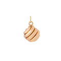 Victorian 14k Rose Gold Knotted Ball Charm