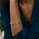 Italian Mariner Link 18k Gold Bracelet
