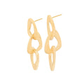 Chiampesan Abstract 18k Gold Dangle Earrings