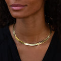 Herringbone 14k Gold Chain Necklace
