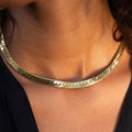 Herringbone 14k Gold Chain Necklace