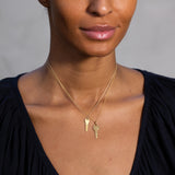 "YALE" Key 18K Gold Charm