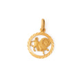 Leo 18K Gold Zodiac Charm