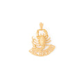 Figural Scorpio 14K Gold Zodiac Charm