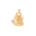 Figural Scorpio 14K Gold Zodiac Charm