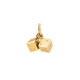 Italian Set Of Dice 14K Gold Charm