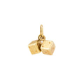 Italian Set Of Dice 14K Gold Charm