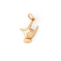 I Love You Sign Language 14K Gold Charm