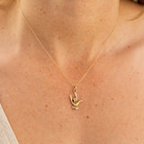 I Love You Sign Language 14K Gold Charm