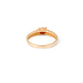 Coral and 14k Gold Ring