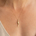 Cornicello 14K Gold Charm