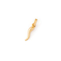 Petite Italian 18K Gold Cornicello Charm