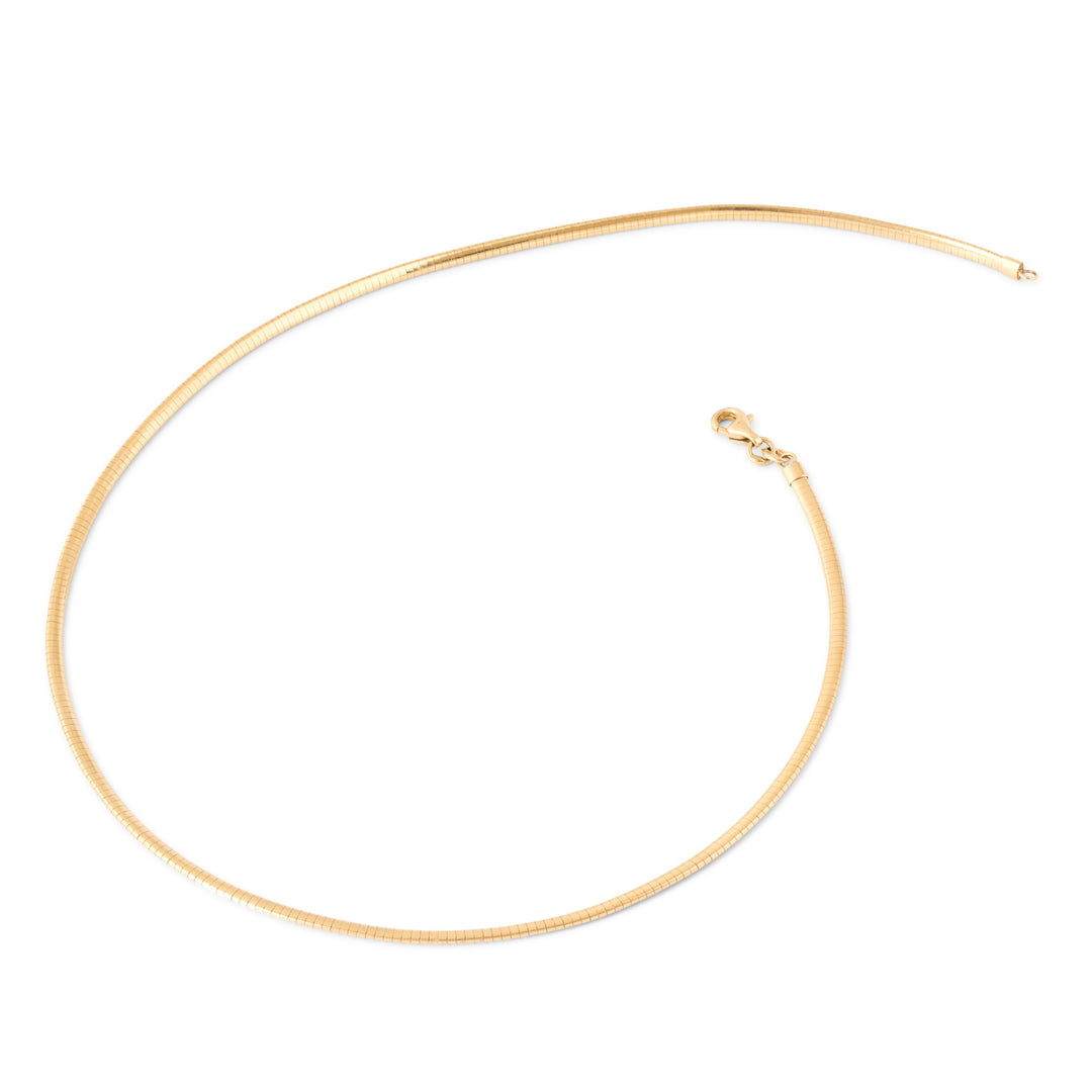 Italian 14K Gold Flexible 16" Necklace