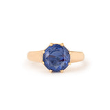 Victorian 5.30 Carat Sapphire and 18K Gold Ring