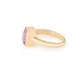 Pink 3.25 Carat Sapphire and 14k Gold Ring
