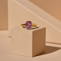 Pink 3.25 Carat Sapphire and 14k Gold Ring