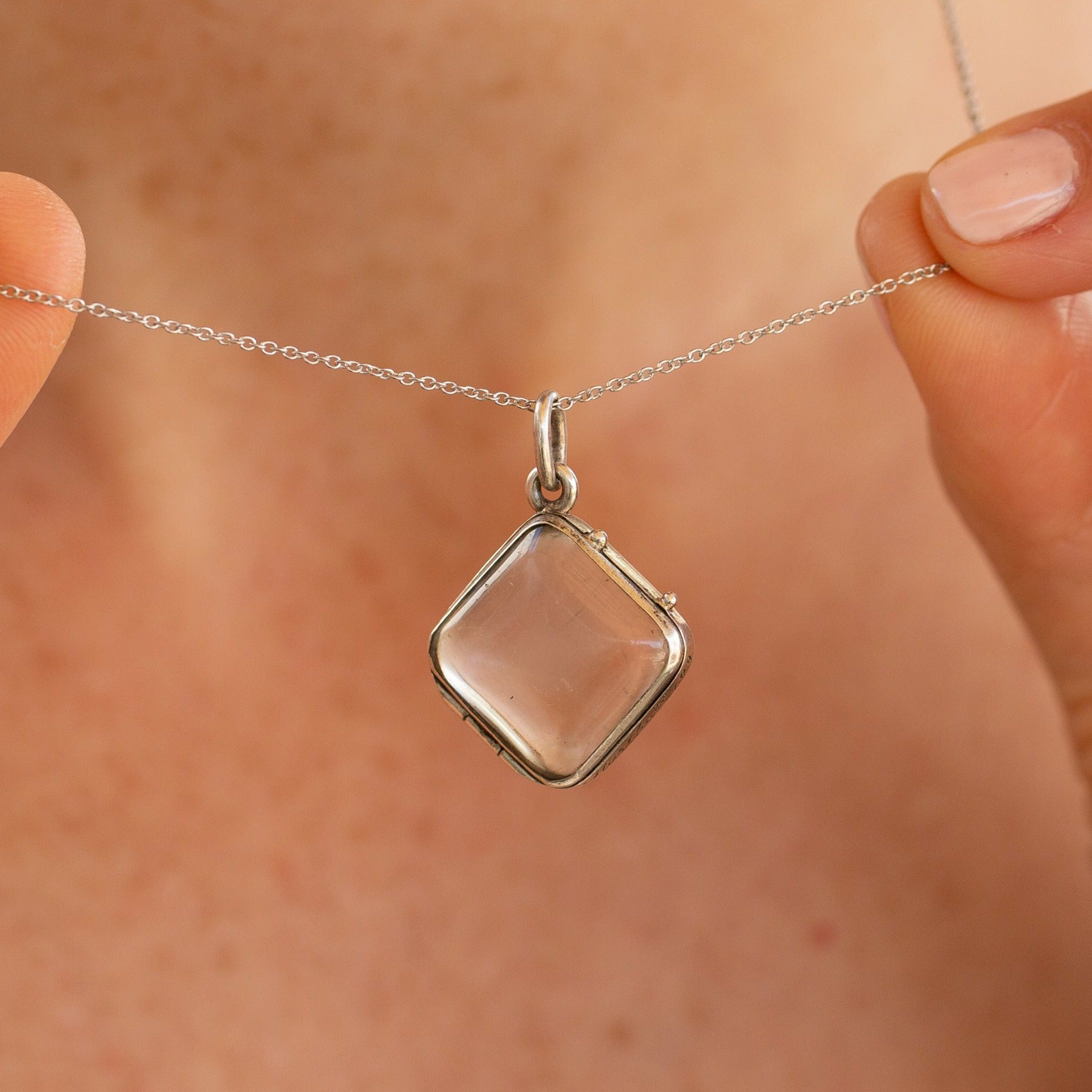 Victorian Pool Of Light Silver Locket