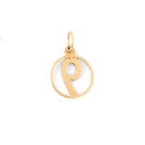 Number "9" 14K Gold Charm