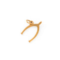 Wishbone 14k Gold Charm
