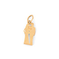Bride and Groom 10K Yellow Gold Charm