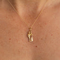Bride and Groom 10K Yellow Gold Charm