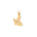Double-sided 14K Gold Virgo Zodiac Charm