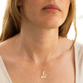 Double-sided 14K Gold Virgo Zodiac Charm