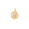 Petite 14K Gold Gemini Zodiac Charm