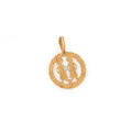 Petite 14K Gold Gemini Zodiac Charm