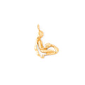 Female Aquarius 14K Gold Zodiac Charm