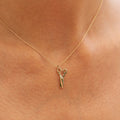 Movable Scissor 10k Gold Charm